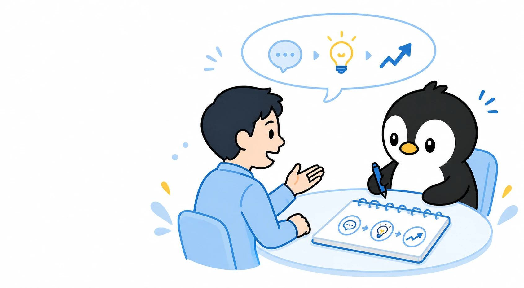 顧客との対話を日々の改善につなげるアイペンちゃん